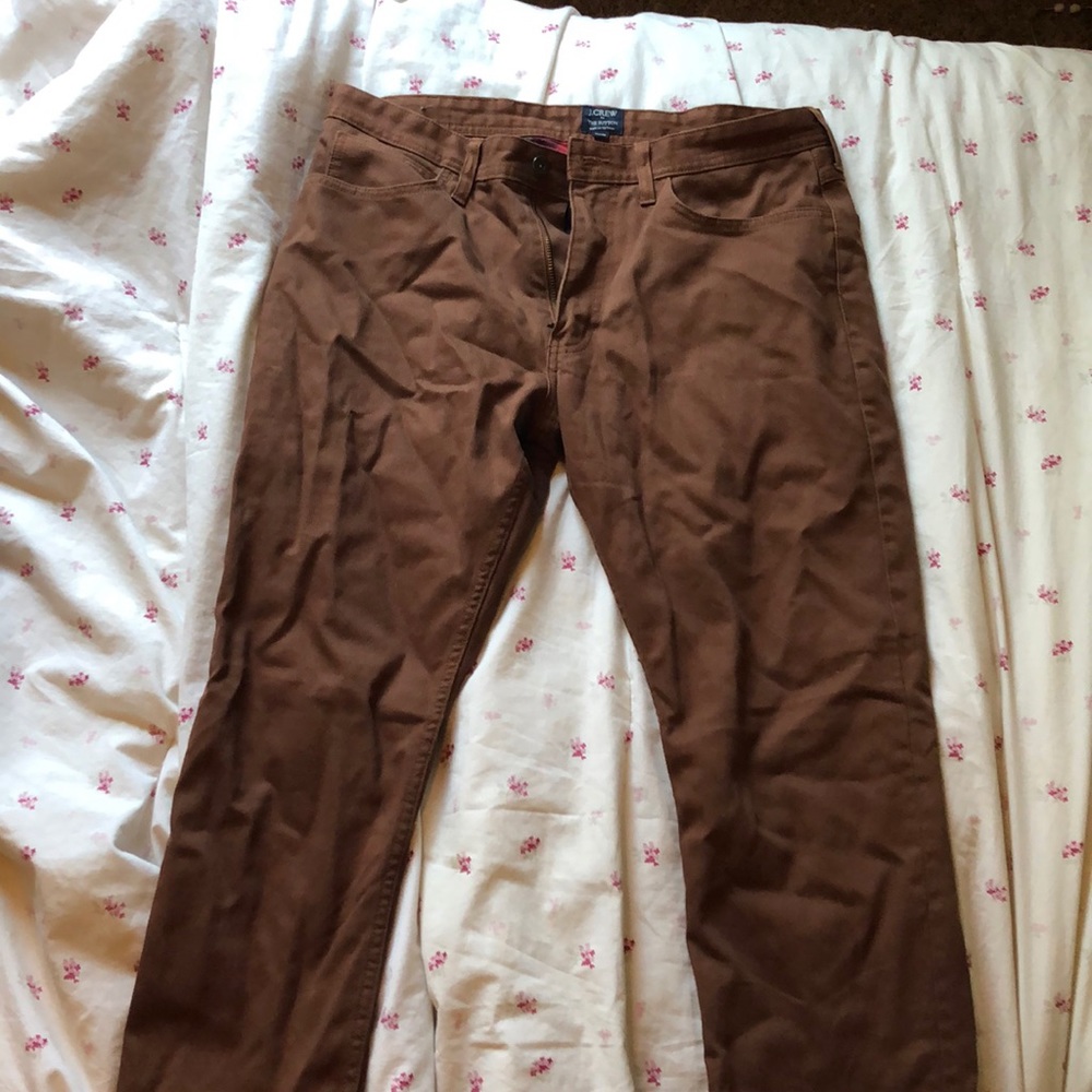 J. Crew The Sutton Flannel Lined Pants